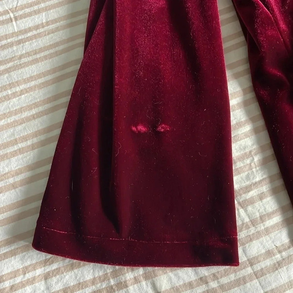 Coldwater Creek burgundy velvet feel blazer, coat. Women’s XL - Picture 10 of 11
